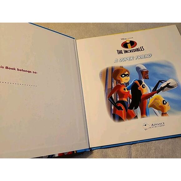 Disney Pixar The Incredibles A Super Friend Volume 3 Hardback Kids Book 2010 - Picture 11 of 11